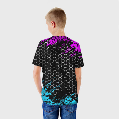Детская футболка 3D с принтом BRAWL STARS SPROUT, вид сзади #2
