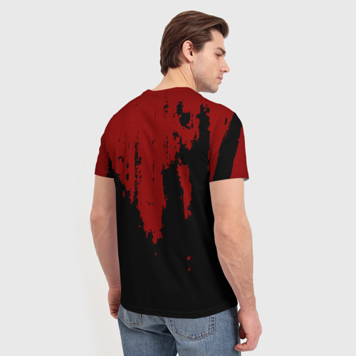 Мужская футболка 3D с принтом Bloodborne, вид сзади #2