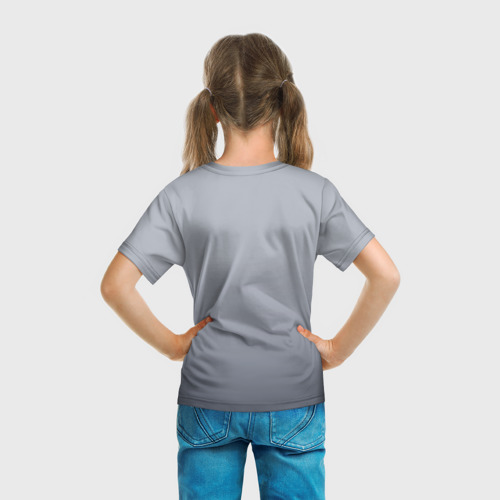 Детская футболка 3D с принтом Mount and Blade, вид сзади #2