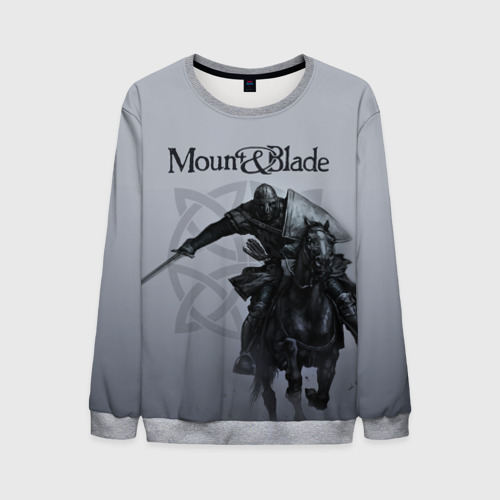 Мужской свитшот 3D с принтом Mount and Blade, вид спереди #2