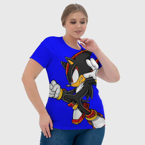 Женская футболка 3D с принтом SHADOW, фото #4