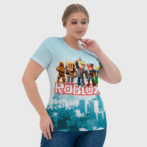Женская футболка 3D с принтом ROBLOX [5], фото #4