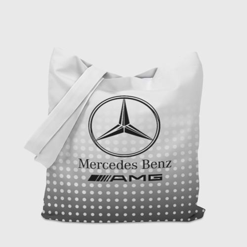 Шоппер 3D с принтом Mercedes-Benz, вид сбоку #3
