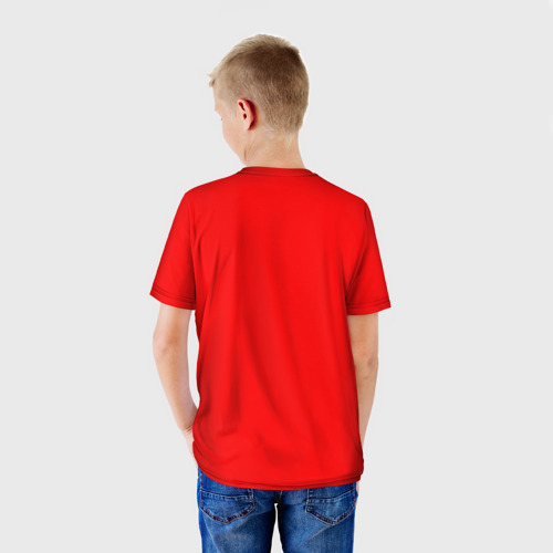 Детская футболка 3D с принтом Dead by Daylight, вид сзади #2