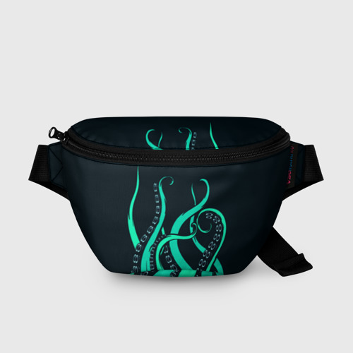 Поясная сумка 3D с принтом Щупальца осьминога, вид спереди #2