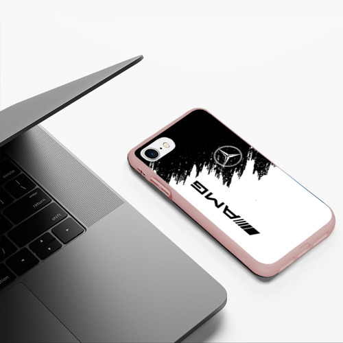 Чехол для iPhone 7/8 матовый с принтом MERCEDES-BENZ AMG, фото #5
