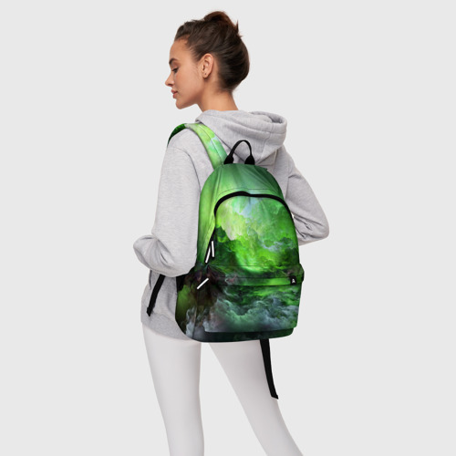 Рюкзак 3D с принтом GREEN SPACE, фото #4