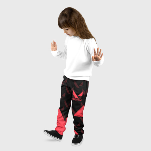 Детские брюки 3D с принтом VALORANT, фото на моделе #1