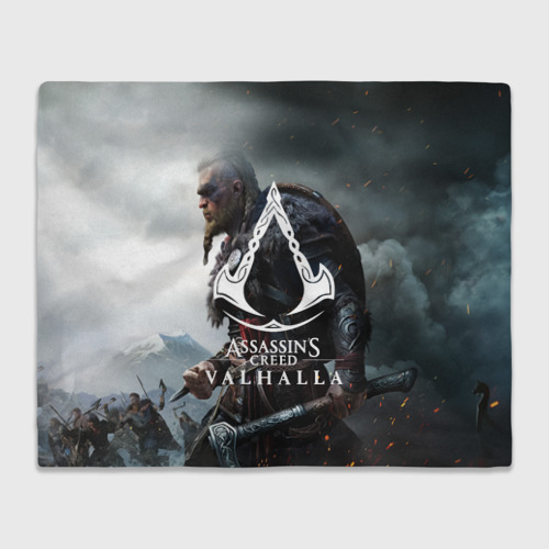 Плед 3D с принтом Assassin`s Creed Valhalla, вид спереди #2