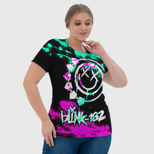 Женская футболка 3D с принтом Blink-182 (6), фото #4