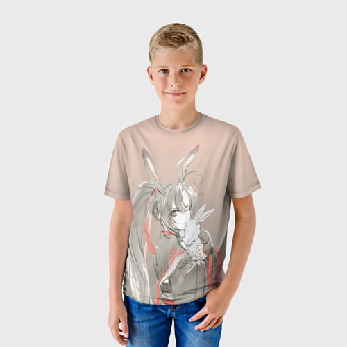 Детская футболка 3D с принтом Магистр дьявольского культа, фото на моделе #1
