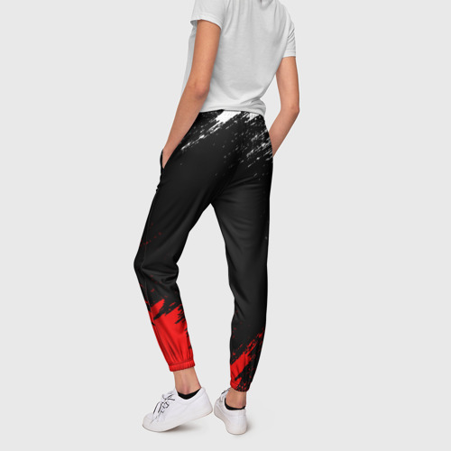 Женские брюки 3D с принтом LEXUS, вид сзади #2