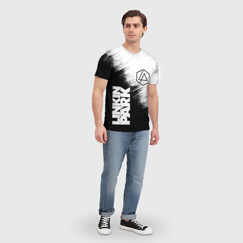Мужская футболка 3D с принтом Linkin Park [3], вид сбоку #3