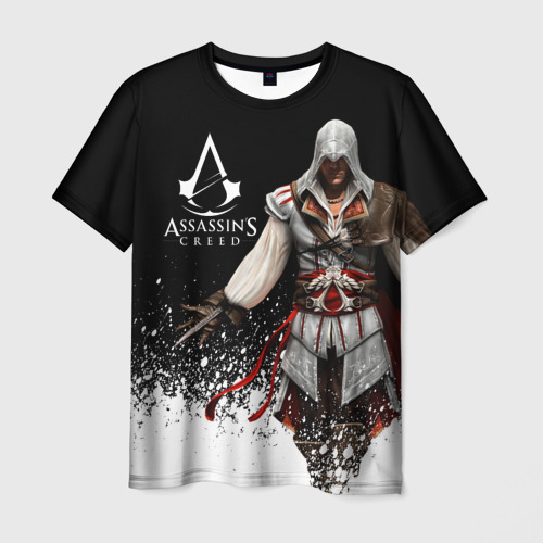 Мужская футболка 3D с принтом Assassin’s Creed [04], вид спереди #2