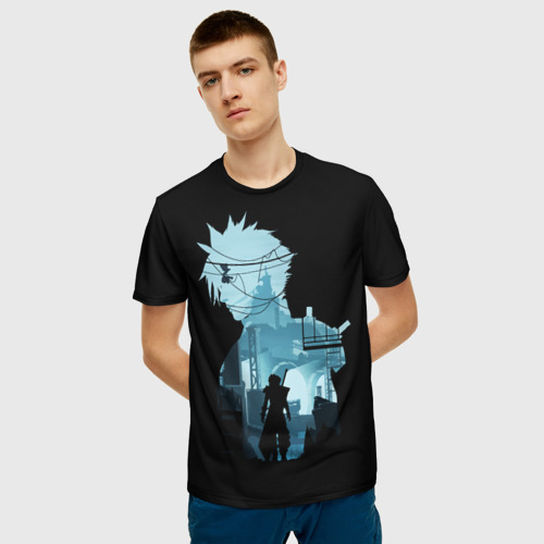 Мужская 3D футболка с принтом Final Fantasy, фото на моделе #1