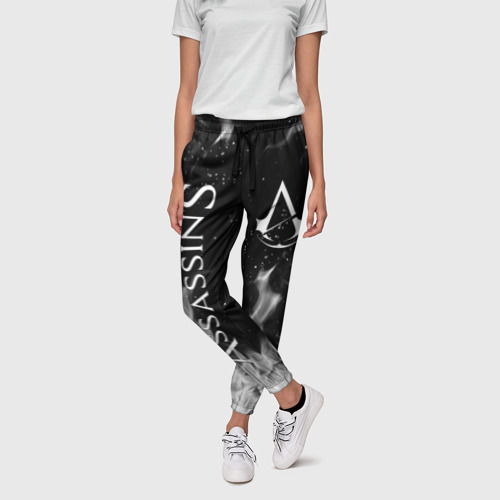 Женские брюки 3D с принтом ASSASSIN`S CREED, фото на моделе #1