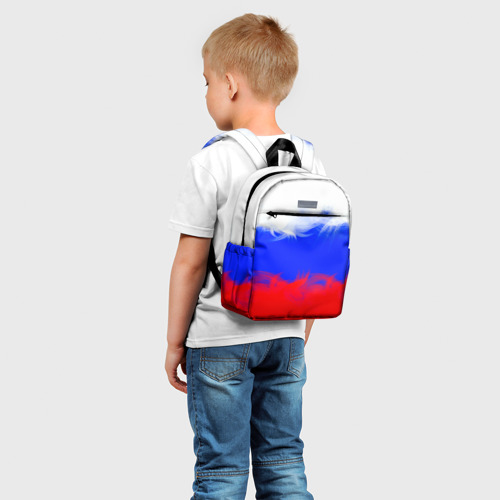 Детский рюкзак 3D с принтом Россия, фото на моделе #1