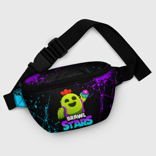 Поясная сумка 3D с принтом BRAWL STARS SPIKE, фото #5