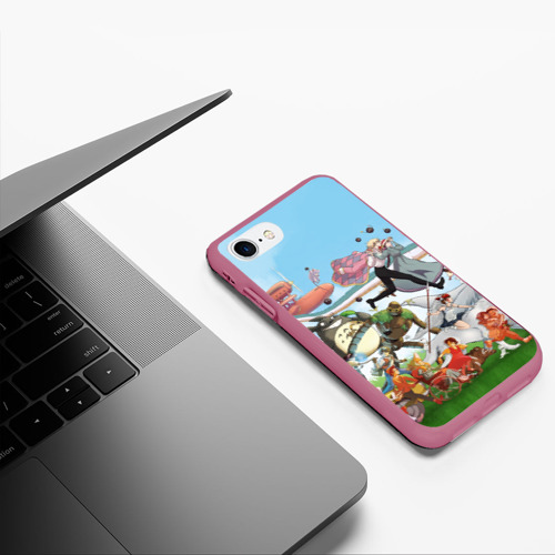 Чехол для iPhone 7/8 матовый с принтом Studio Ghibli, фото #5