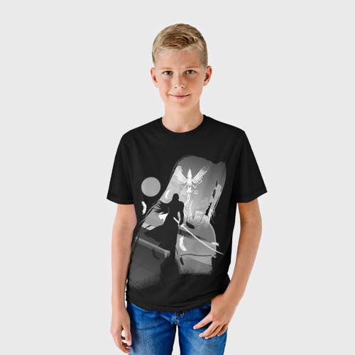 Детская футболка 3D с принтом Final Fantasy, фото на моделе #1