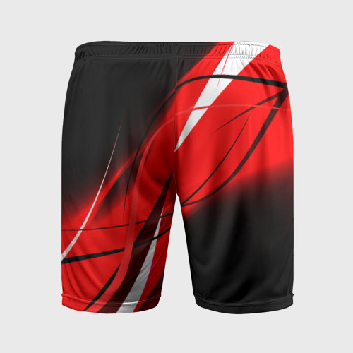 Мужские шорты спортивные с принтом KIMETSU NO YAIBA, вид сзади #1