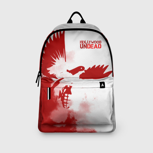Рюкзак 3D с принтом Hollywood Undead, вид сбоку #3