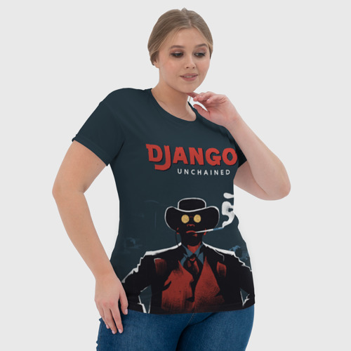 Женская футболка 3D с принтом Django, фото #4