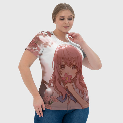 Женская футболка 3D с принтом Koe no Katachi, фото #4