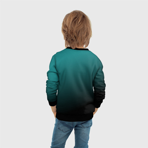 Детский свитшот 3D с принтом Джолин Кудзё, вид сзади #2