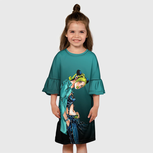 Детское платье 3D с принтом Джолин Кудзё, вид сбоку #3
