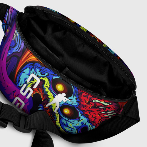Поясная сумка 3D с принтом CS GO HYPER BEAST, фото #6