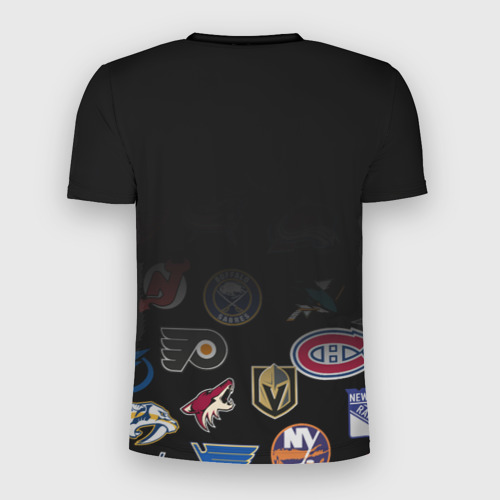 Мужская футболка 3D Slim с принтом NHL Canadiens de Montr?al (Z), вид сзади #1