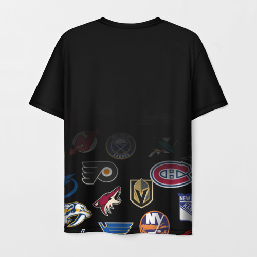 Мужская футболка 3D с принтом NHL Canadiens de Montr?al (Z), вид сзади #1