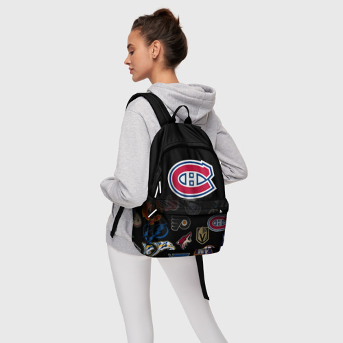 Рюкзак 3D с принтом NHL Canadiens de Montr?al (Z), фото #4