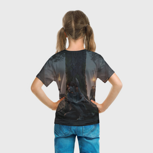 Детская футболка 3D с принтом The Last of Us part 2, вид сзади #2