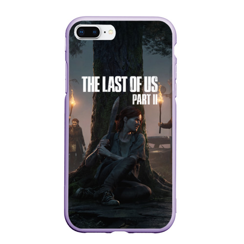 Чехол для iPhone 7Plus/8 Plus матовый с принтом The Last of Us part 2, вид спереди #2