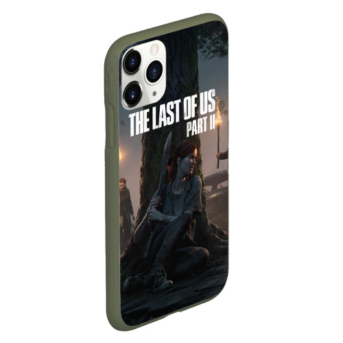 Чехол для iPhone 11 Pro матовый с принтом The Last of Us part 2, вид сбоку #3