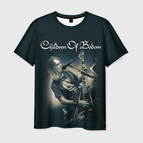 Мужская футболка 3D с принтом Children of Bodom 4, вид спереди #2