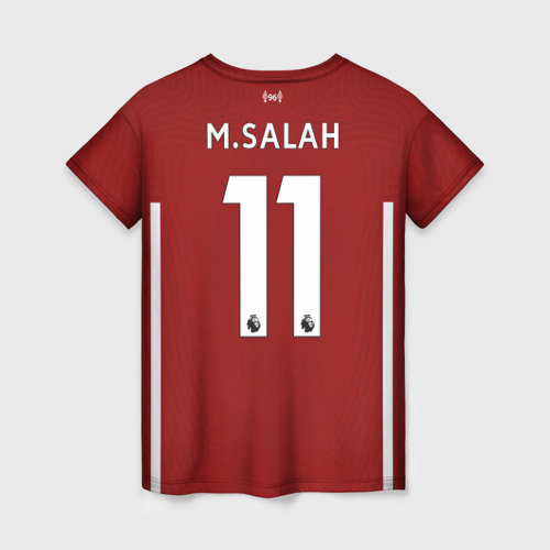 Женская футболка 3D с принтом Salah home 20-21, вид сзади #1
