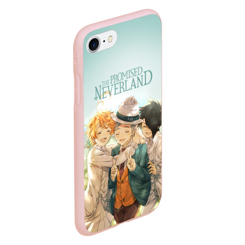 Чехол для iPhone 7/8 матовый с принтом The Promised Neverland, вид сбоку #3