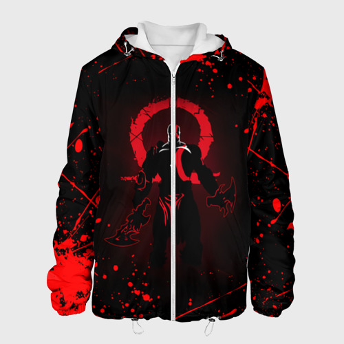 Мужская куртка 3D с принтом God of war, вид спереди #2