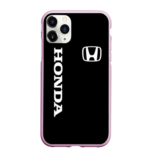 Чехол для iPhone 11 Pro матовый с принтом Honda хонда, вид спереди #2