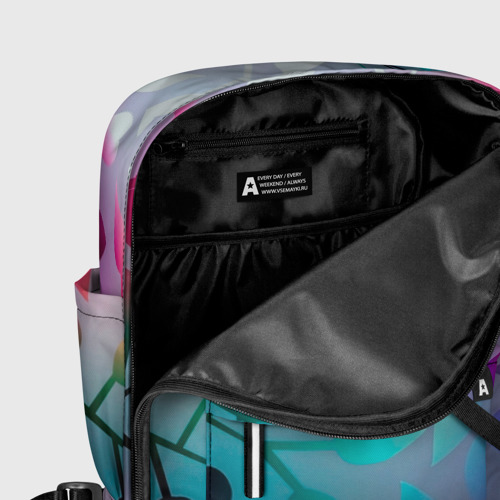 Женский рюкзак 3D с принтом Листья, фото #5