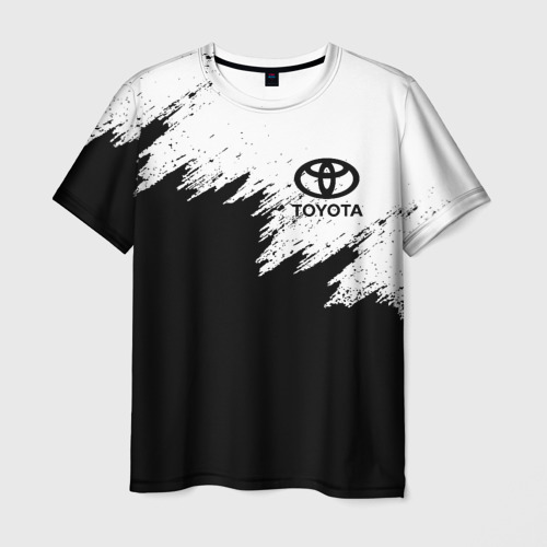 Мужская футболка 3D с принтом Toyota, вид спереди #2