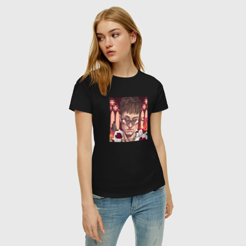 Женская футболка с принтом BOULEVARD DEPO, фото на моделе #1