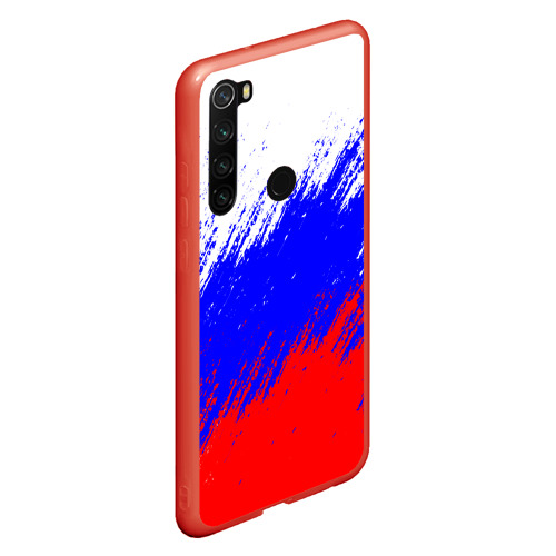 Чехол для Xiaomi Redmi Note 8 с принтом Россия, вид сбоку #3