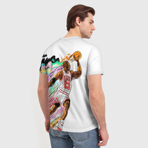 Мужская футболка 3D с принтом Последний танец, вид сзади #2