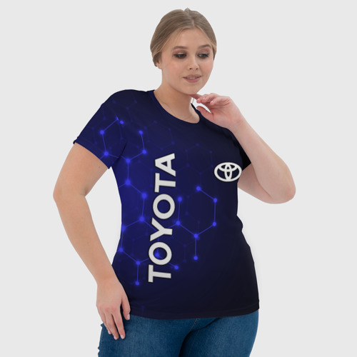Женская футболка 3D с принтом TOYOTA, фото #4