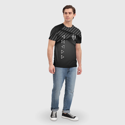 Мужская футболка 3D с принтом The Witcher, вид сбоку #3