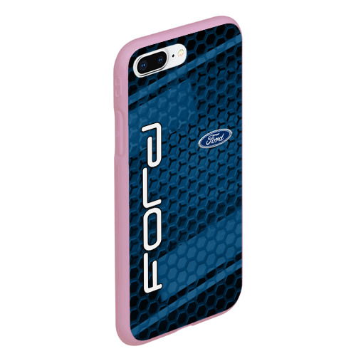 Чехол для iPhone 7Plus/8 Plus матовый с принтом Ford, вид сбоку #3